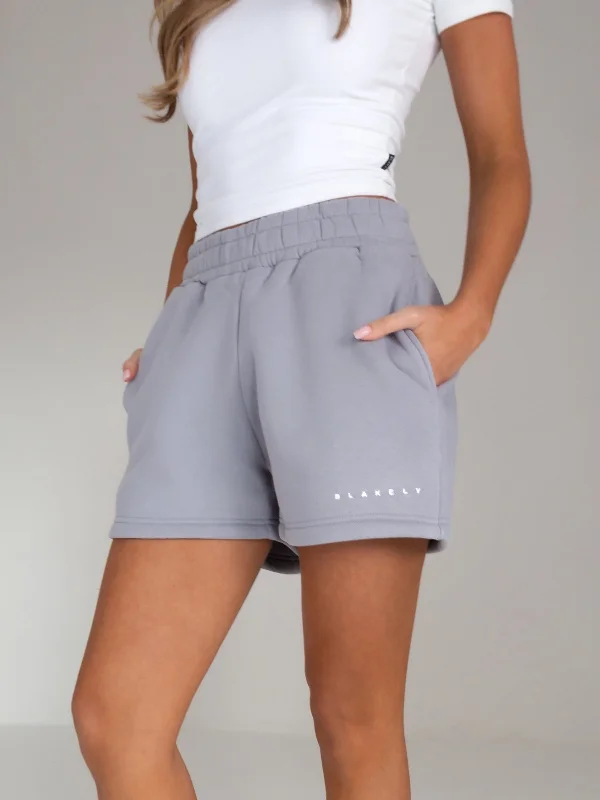 Feminine Luxe Style Sale Isabel Jogger Shorts - Pale Lilac