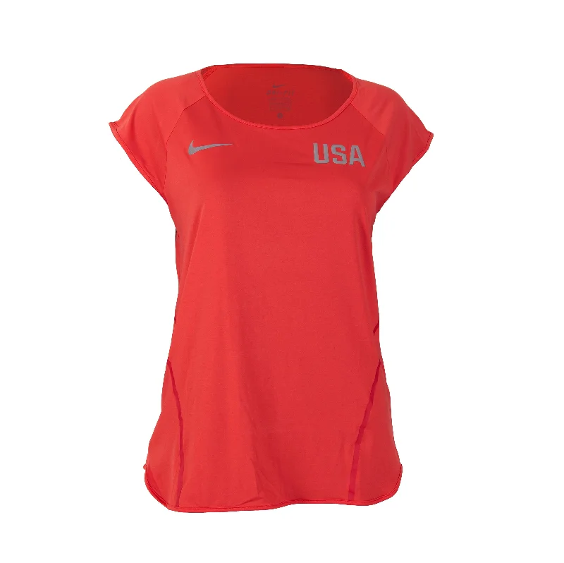 Vibrant Style Promotions Nike USA Women's Official Rio Team Run Free Frame T-Shirt