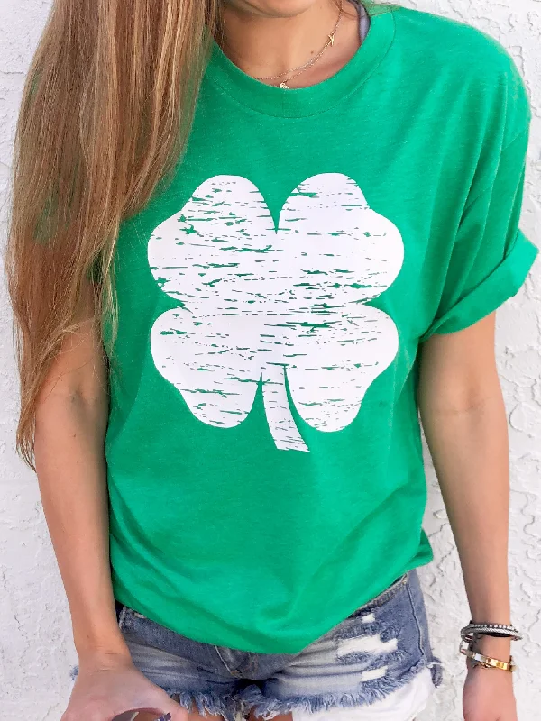 Urban Elegance Deals Lucky Clover Tee