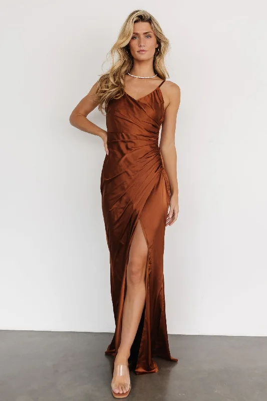 Limited Time Offers Monet Satin Gown | Spice