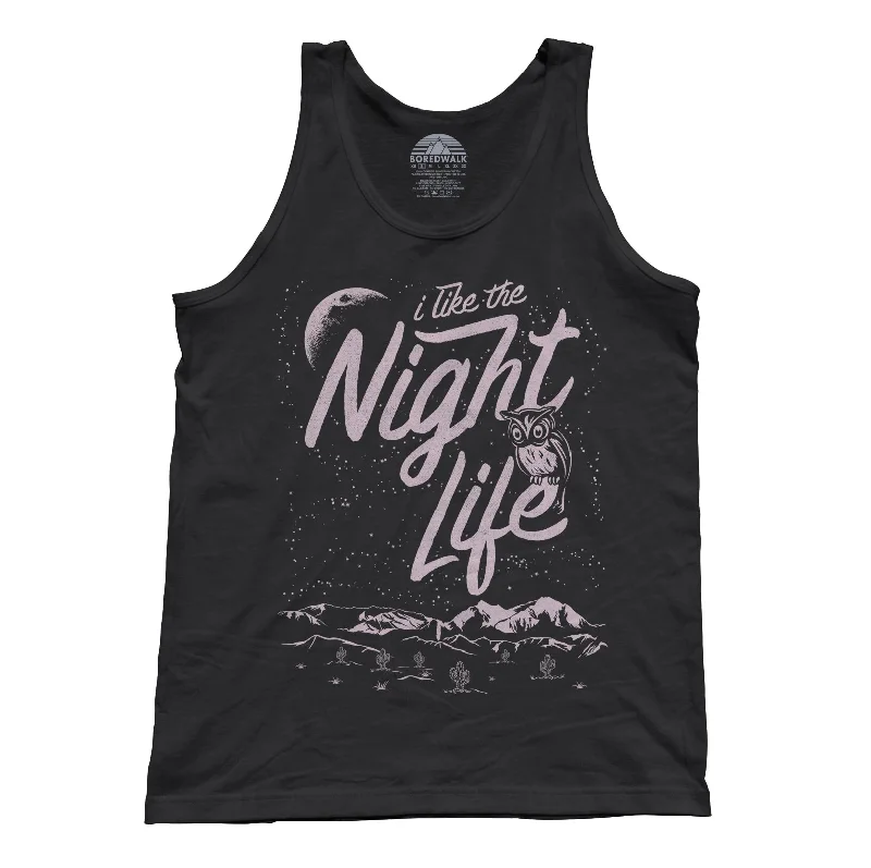 Stylish Outerwear Clothing For Women Unisex I Like the Night Life Tank Top