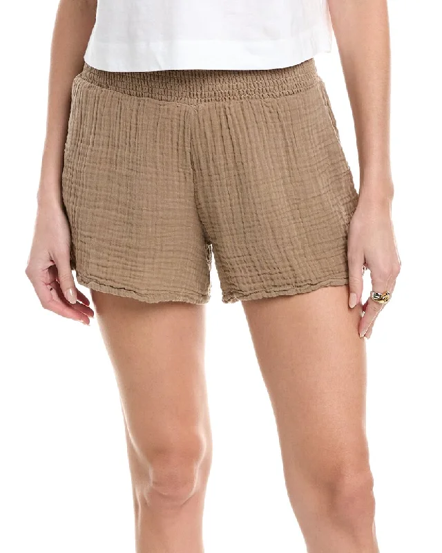 Minimalist Fashion Sale Michael Stars Peggy Smocked Waist Short