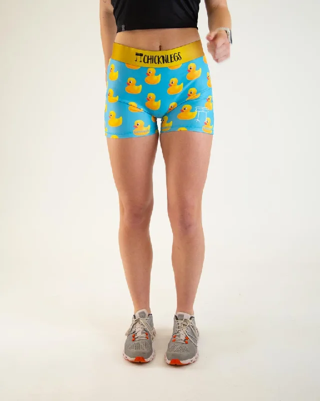 Women's Comfortable Apparel Women's Rubber Ducky 3" Race Compression Shorts