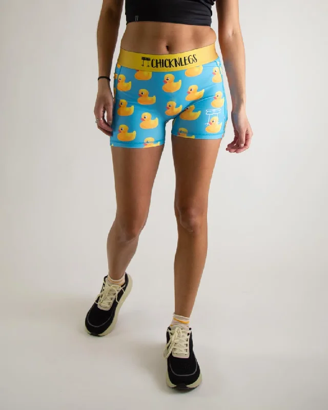 Women's Holiday Apparel Women's Rubber Ducky 3" Compression Shorts