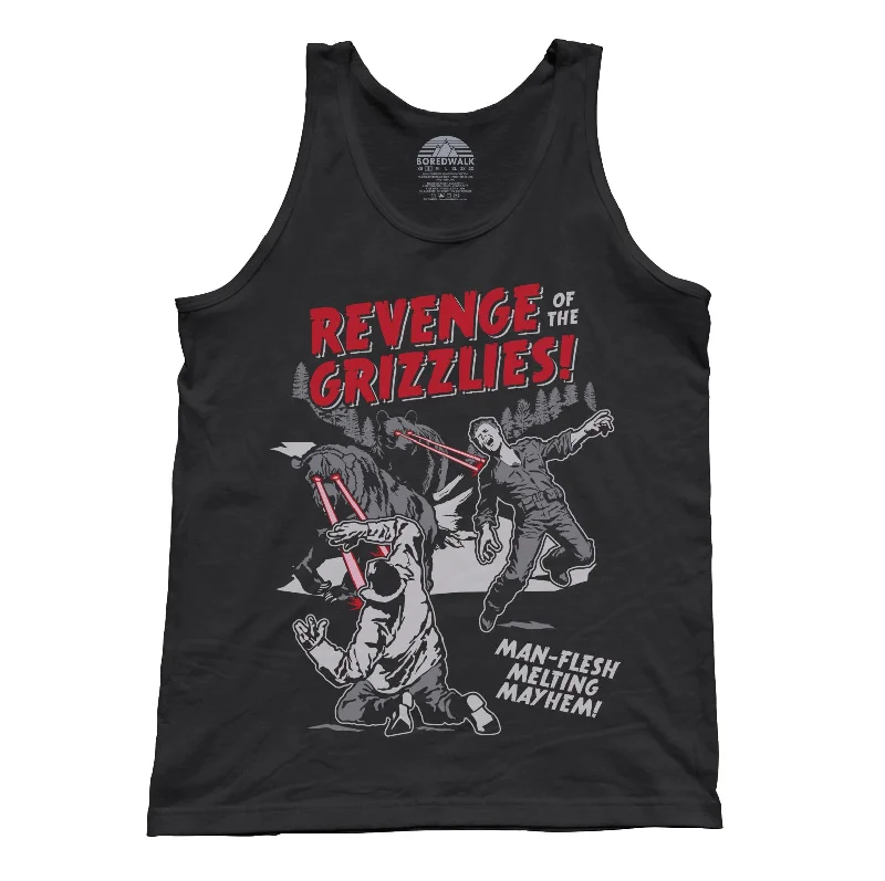 Women's Chic Outerwear Garments Unisex Revenge of the Grizzlies Tank Top - By Ex-Boyfriend