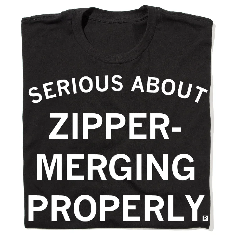 Women's Clothing For Outdoor Events Serious About Zipper-Merging Properly