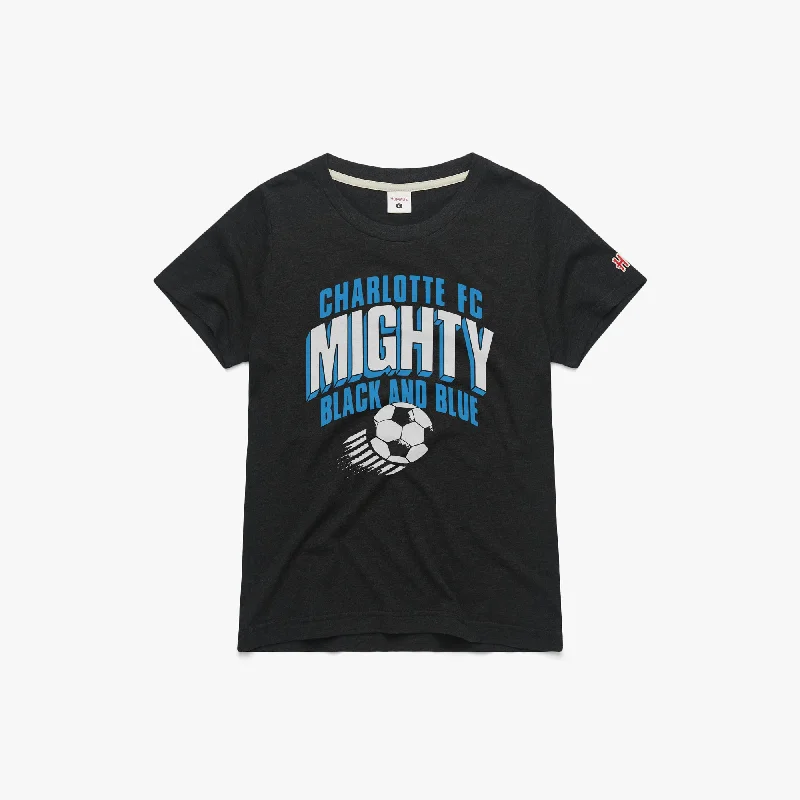 Women's Party Clothes Women's Charlotte FC Mighty Black And Blue