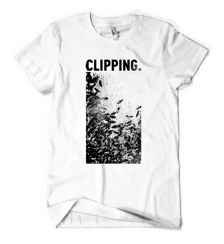 Stylish And Comfortable Clothing For Women Clipping Bees White T-Shirt