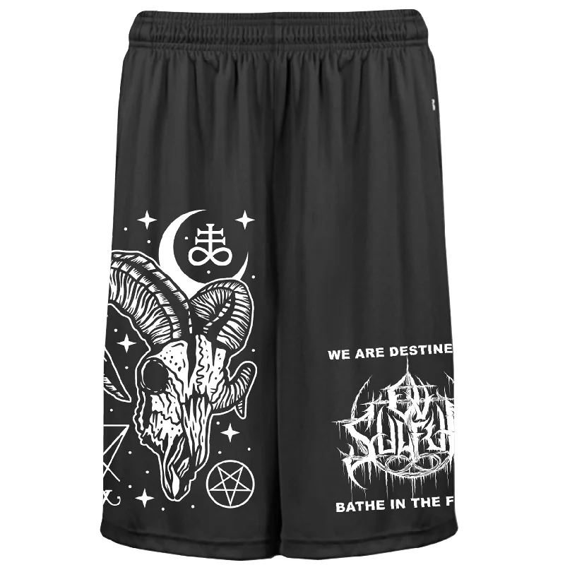 Women's Professional Clothes Ov Sulfur "Bathe in the Flame" Shorts