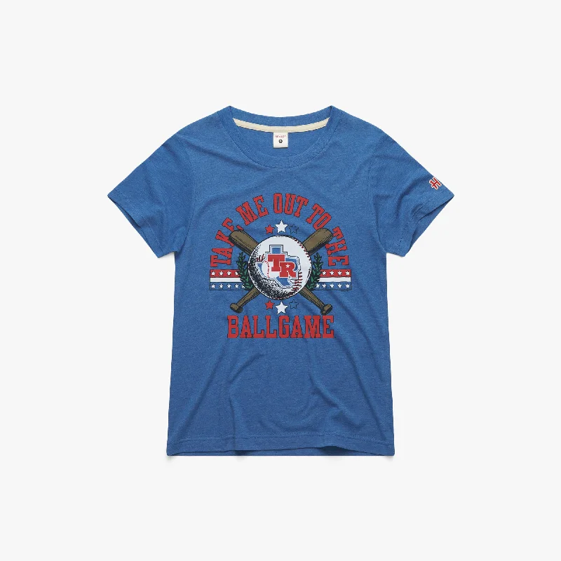 Holiday Attire Sale Women's Texas Rangers Take Me Out To The Ballgame