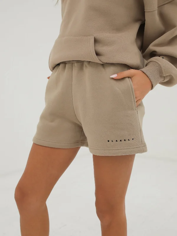 Women's Seasonal Wardrobe Clothing Isabel Jogger Shorts - Tan