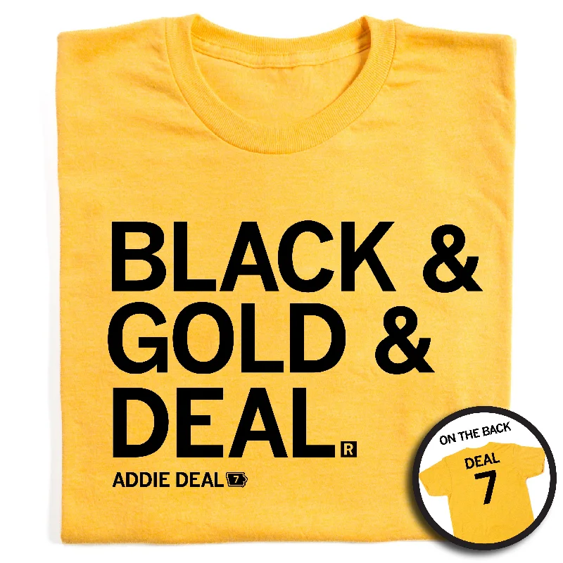 Stylish And Comfortable Clothing For Women Black & Gold & Deal