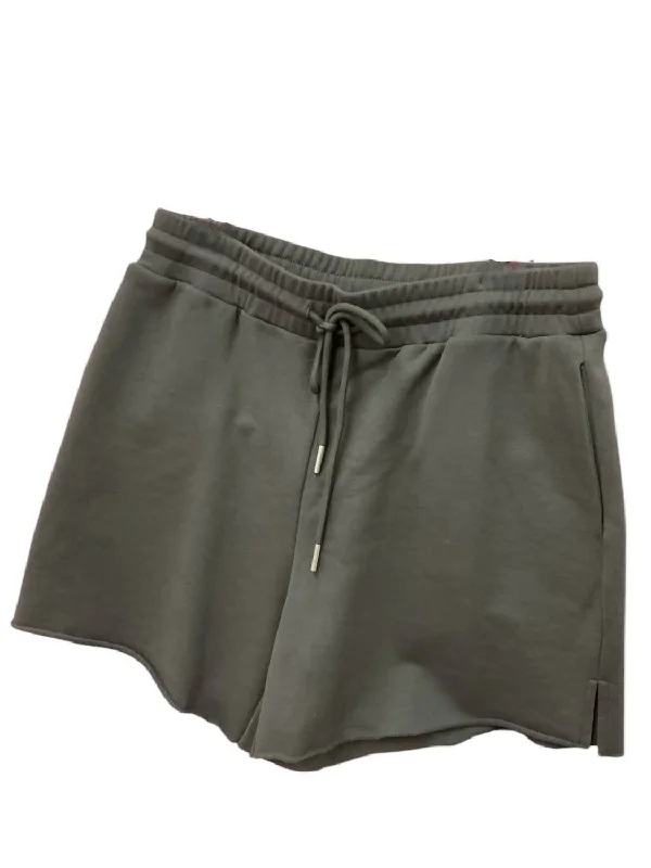 Modern Chic Discounts Women's Pull-On Shorts In Charcoal