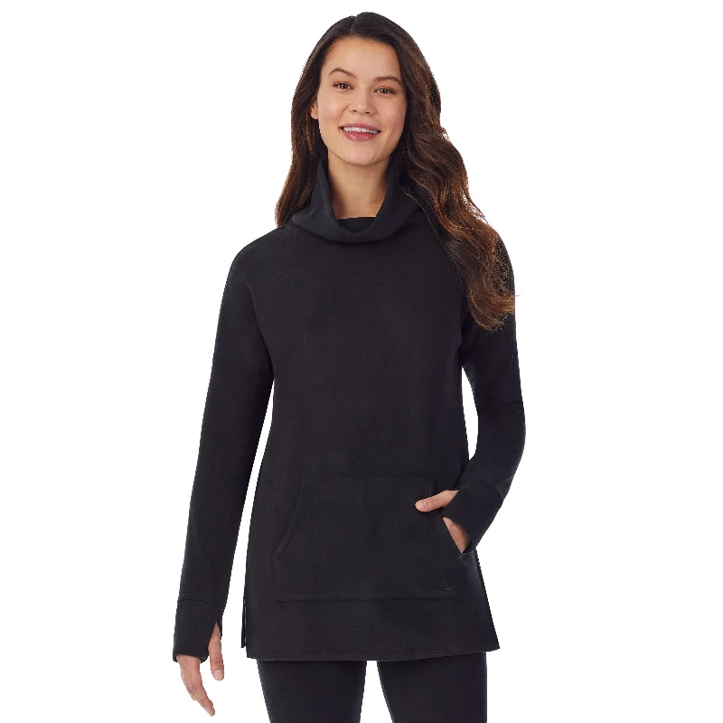 Classic Women's Apparel Fleecewear With Stretch Long Sleeve Tunic