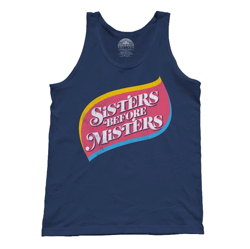 Avant-Garde Style Promotions Unisex Sisters Before Misters Tank Top - Feminist Shirt