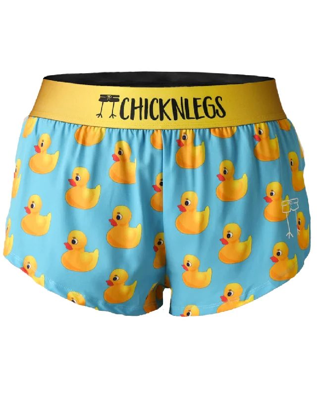 Affordable Women's Apparel Women's Rubber Ducky 1.5" Split Shorts