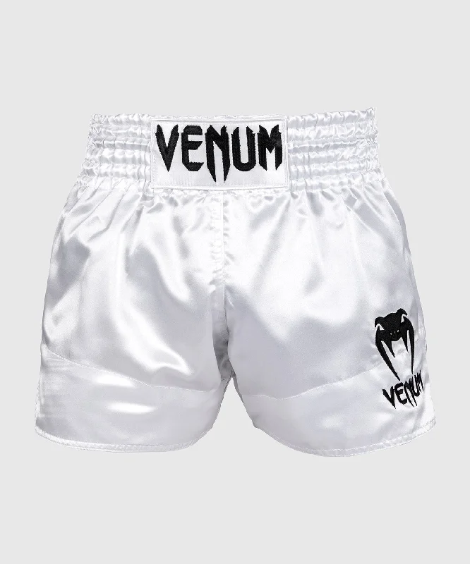 Relaxed Style Deals Venum Classic Muay Thai Shorts - White/Black