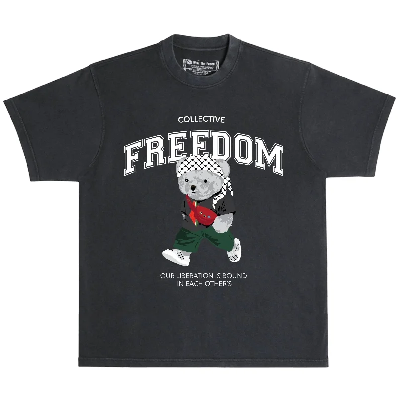 Statement Fashion Offers Freedom Bear Heavyweight Tee