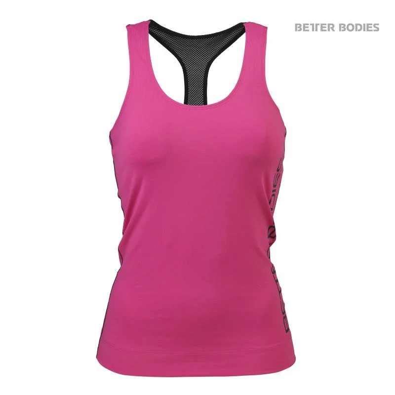 Ends Soon Better Bodies Athlete T-Back - Hot Pink