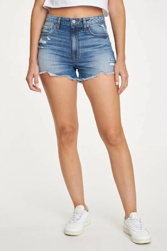 Unbeatable Deals Super High Rise Cut-Off Jean Shorts In Medium Wash