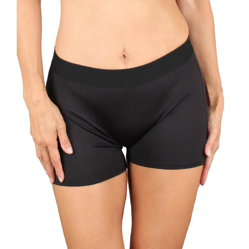 Women's Elegant Clothing Sets Women's Boxer Brief In Black