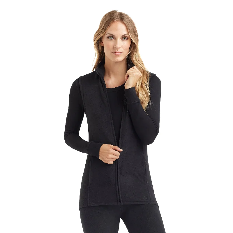 Women's Seasonal Clothing Fleecewear With Stretch Full Zip Vest