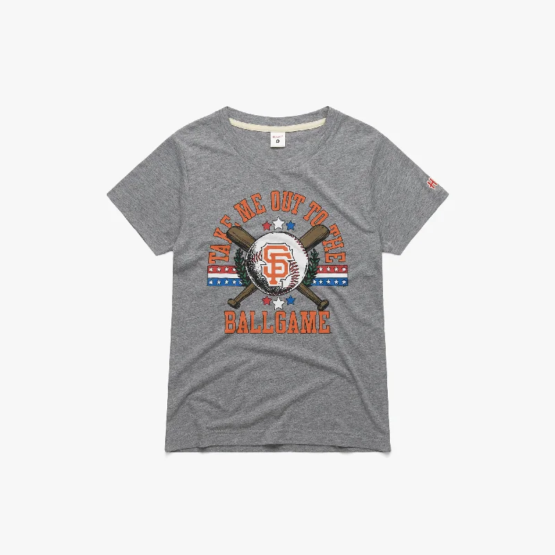 Women's Vintage Garments Women's San Francisco Giants Take Me Out To The Ballgame