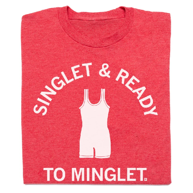 Seasonal Clearance Singlet & Ready To Minglet Red & White