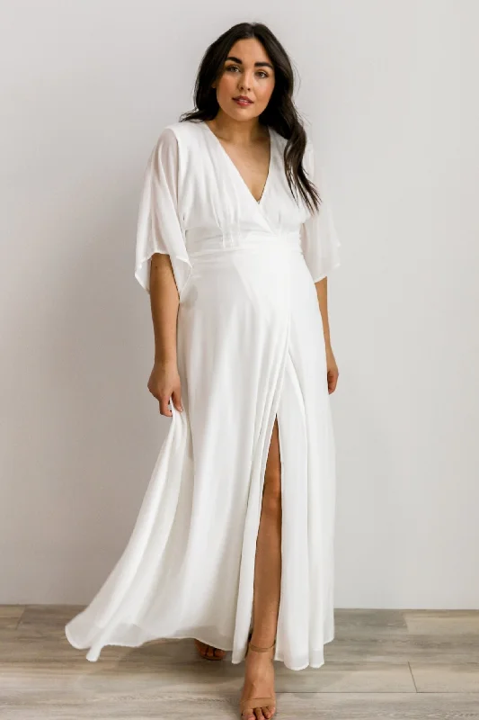 Mega Sales Lilly Wrap Maxi Dress | Off White