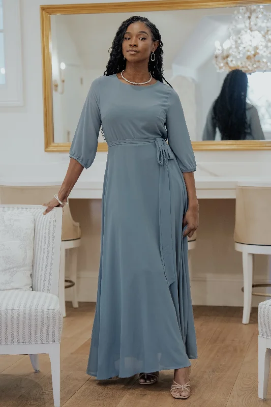 Exclusive Deals Online Rebecca Maxi Dress | Dusty Blue