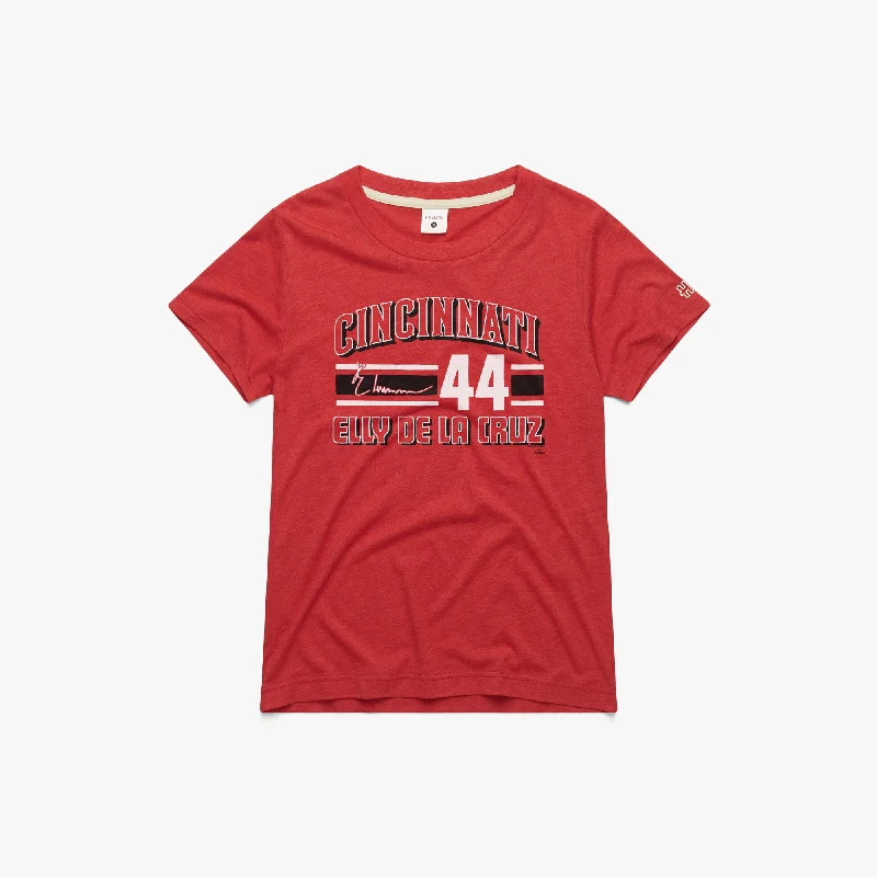 Chic Style, Always In Vogue Women's Cincinnati Reds Elly De La Cruz Signature Jersey