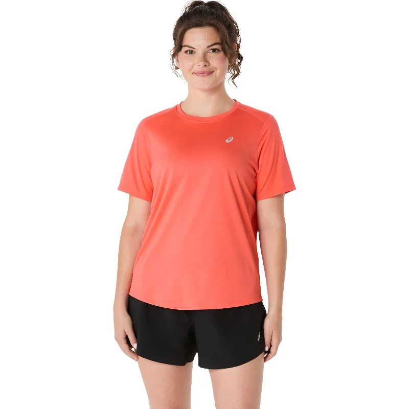 Women's Clothing For Outdoor Events Asics Core Womens SS Top Coral