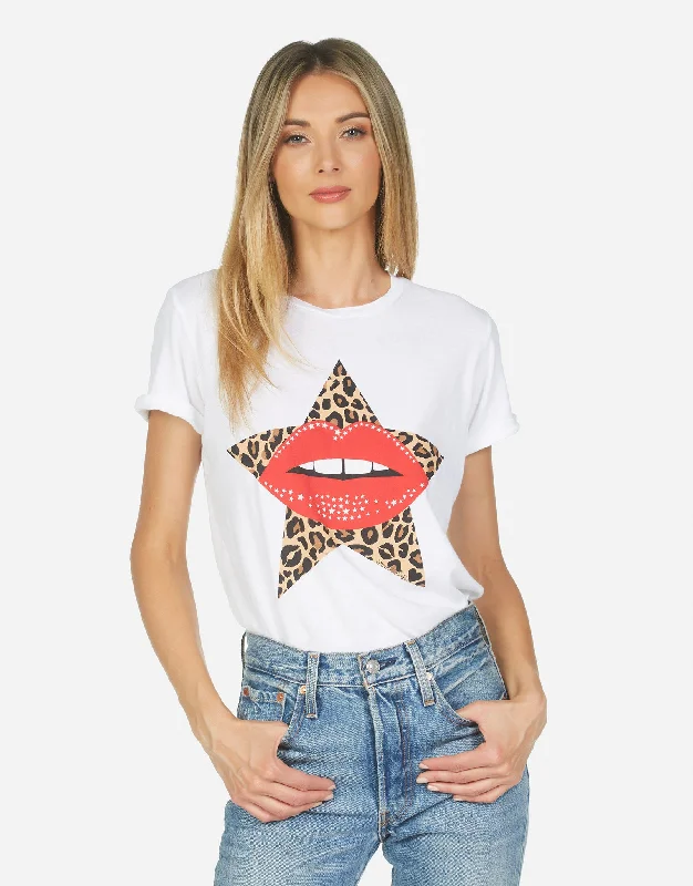 Chic And Edgy Edda Leopard Star Lip