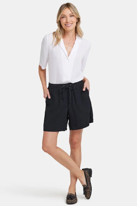 Women's Clothes For Special Occasions Jayne Pull-On Shorts - Overdye Black