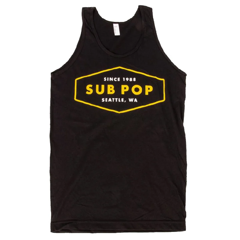 Find Your Unique Flair Diamond Tag Tank Black