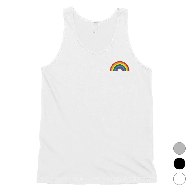 Chic Women's Garments LGBT Rainbow Pocket Mens Tank Top