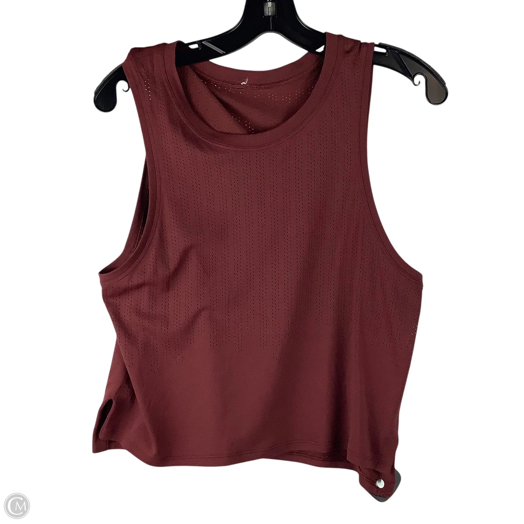 Women's Plus-Size Apparel Athletic Tank Top By Lululemon In Maroon estimated size 10