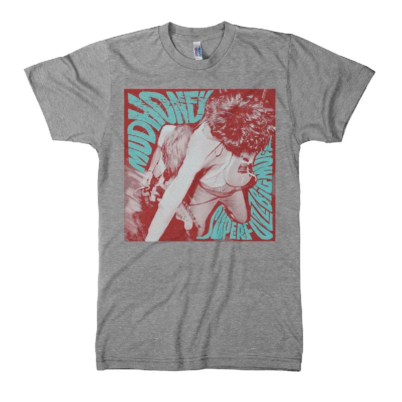 Cozy Chic Promotions Mudhoney Superfuzz Cover Tri-Blend Grey Shirt