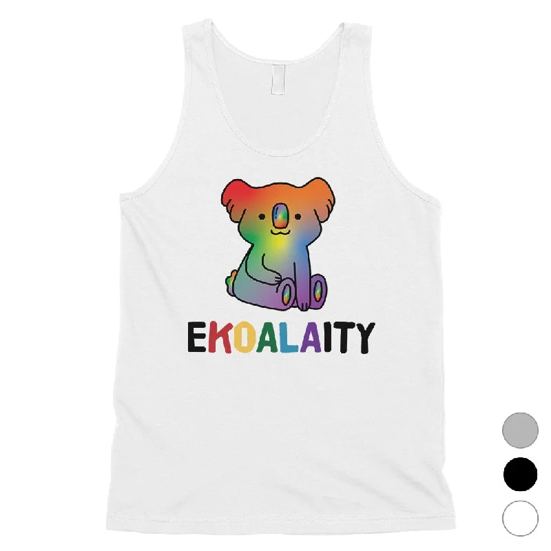 Women's Clothes And Garments LGBT Ekoalaity Koala Rainbow Mens Tank Top