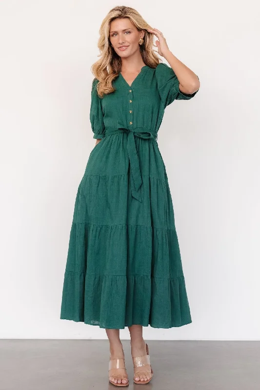 Stay Ahead In Style Camille Maxi Dress | Vintage Green