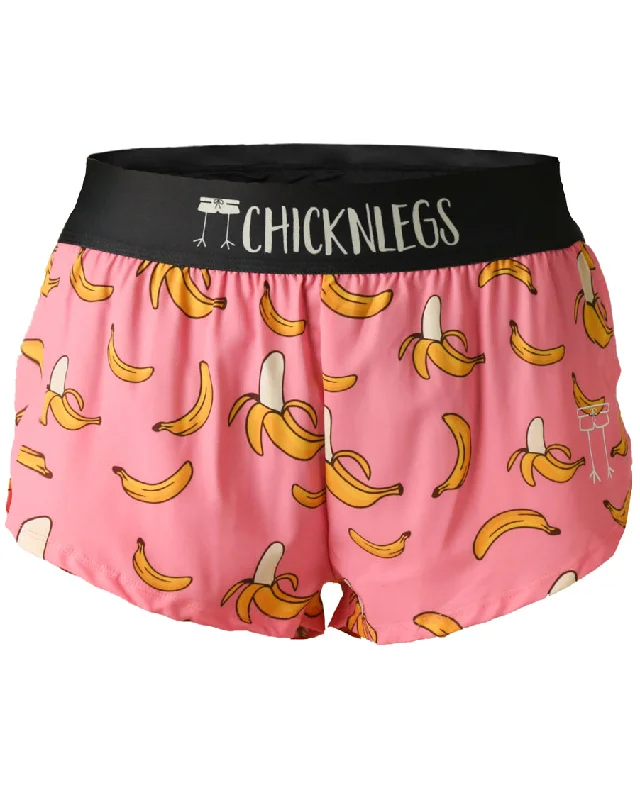 Women's Transitional Outfit Women's Pink Bananas 1.5" Split Shorts