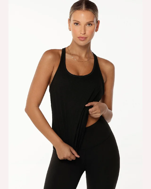 Luxury Women's Clothes Lorna Jane Slouchy Gym Tank - Black