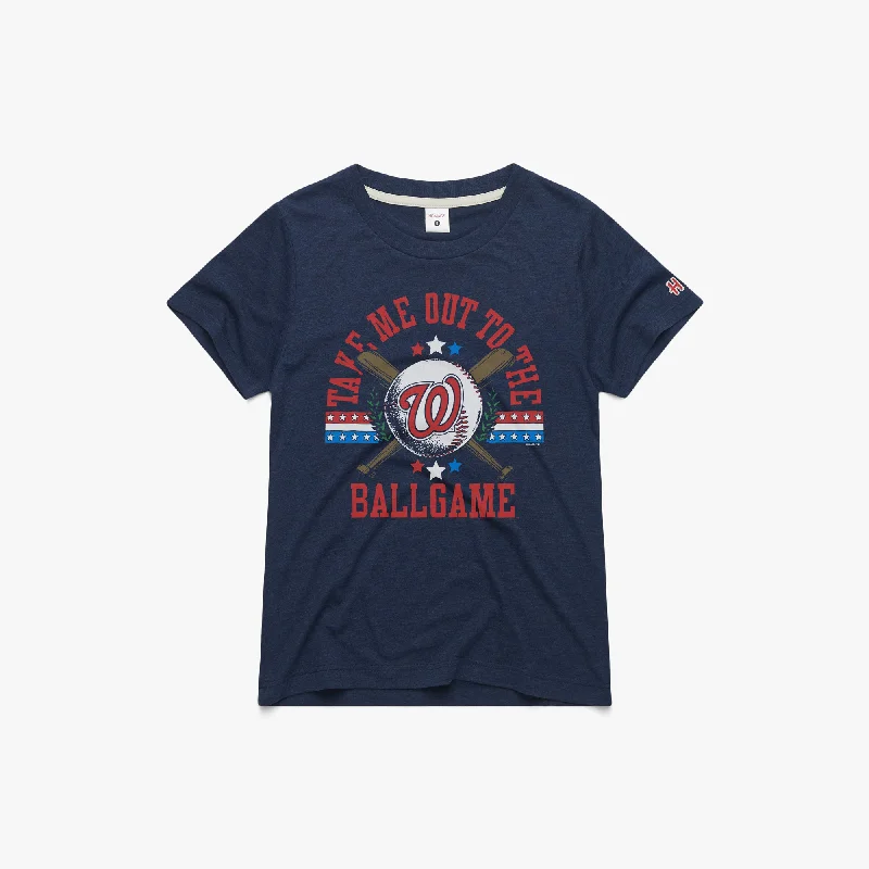 Women's Comfortable Lounge Garments Women's Washington Nationals Take Me Out To The Ballgame