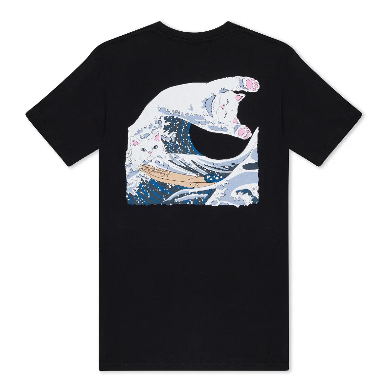 Vibrant Style Promotions The Great Wave Of Nerm Tee (Black)