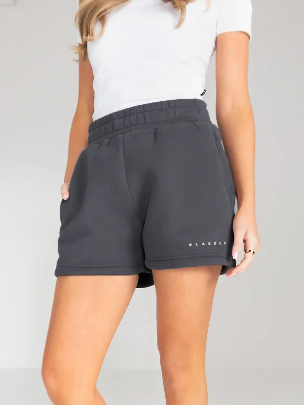 Romantic Chic Deals Isabel Jogger Shorts - Charcoal