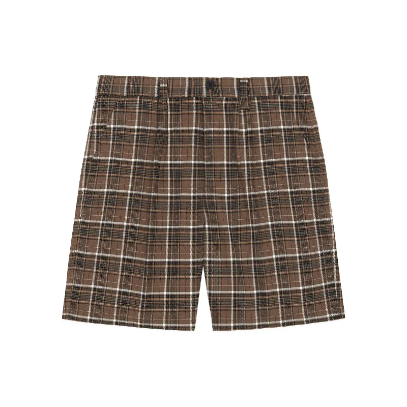 Budget Friendly Suiting Pleat Shorts