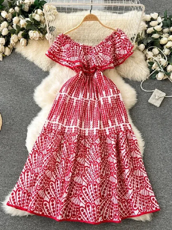 Premium Quality At Unbeatable Prices Ravenna Luxe Summer Bardot Dress